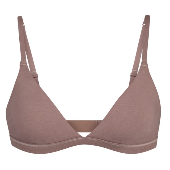 SKIMS Other - SKIMS COTTON PLUNGE BRALETTE